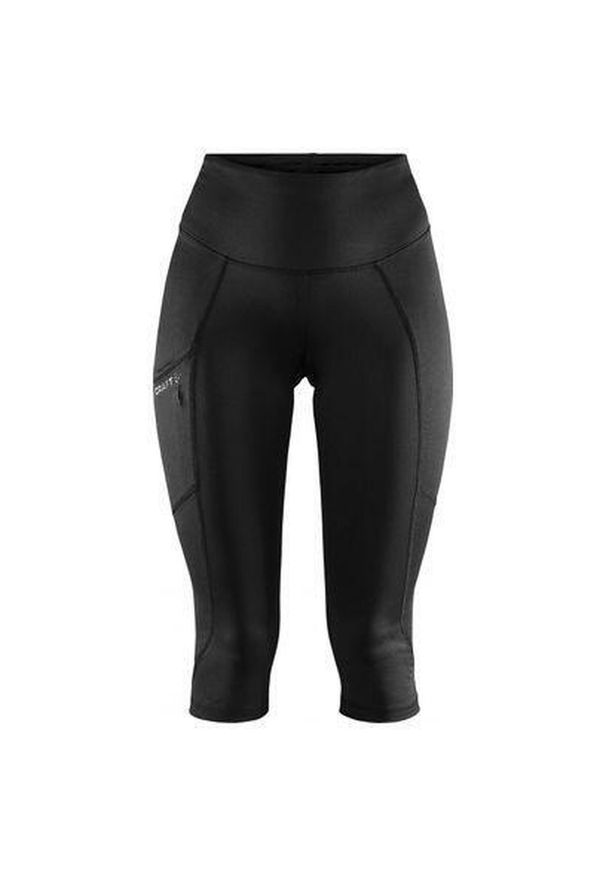 Legginsy damskie Craft Adv Essence Capri. Kolor: czarny. Sport: fitness