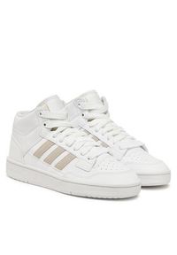 Adidas - adidas Buty do koszykówki Rapid Court Mid JR0190 Biały. Kolor: biały. Materiał: skóra. Sport: koszykówka #6