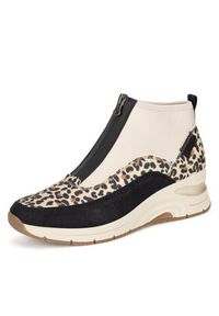 Rieker Sneakersy N9362-90 Beżowy. Kolor: beżowy. Materiał: materiał #3