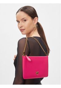 Pinko Torebka Flat Classic AI 23-24 PCPL 100455 A0F1 Różowy. Kolor: różowy. Materiał: skórzane #5