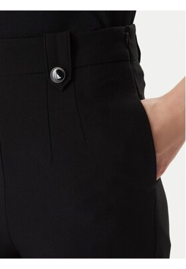 Morgan Spodnie materiałowe 261-PINTA.F Czarny Regular Fit. Kolor: czarny. Materiał: syntetyk