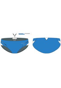 NABAIJI - Slipki pływackie 900 YOKE męskie. Kolor: wielokolorowy, niebieski, biały. Materiał: poliamid, poliester, materiał #1