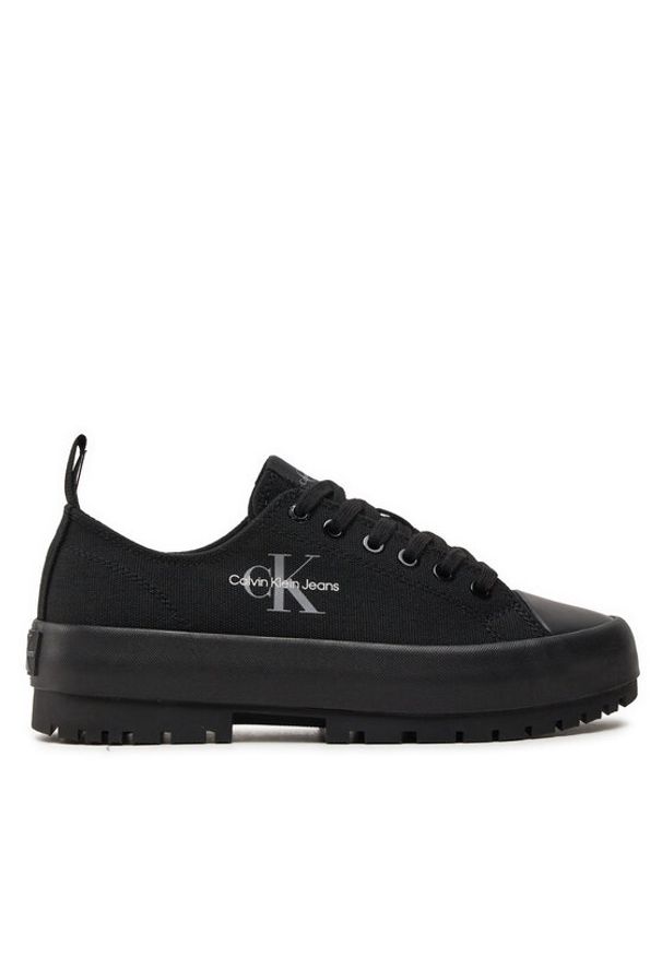 Calvin Klein Jeans Trampki Lugged Hybrid Laceup Ml Mtr YW0YW01505 Czarny. Kolor: czarny. Materiał: materiał