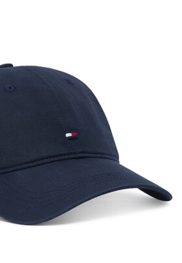 TOMMY HILFIGER - Tommy Hilfiger Czapka z daszkiem Th Flag Soft 6 Panel Cap AM0AM14099 Granatowy. Kolor: niebieski. Materiał: bawełna