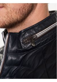 Milestone Kurtka skórzana Malik 991019 60215 Granatowy Regular Fit. Kolor: niebieski. Materiał: skóra #3