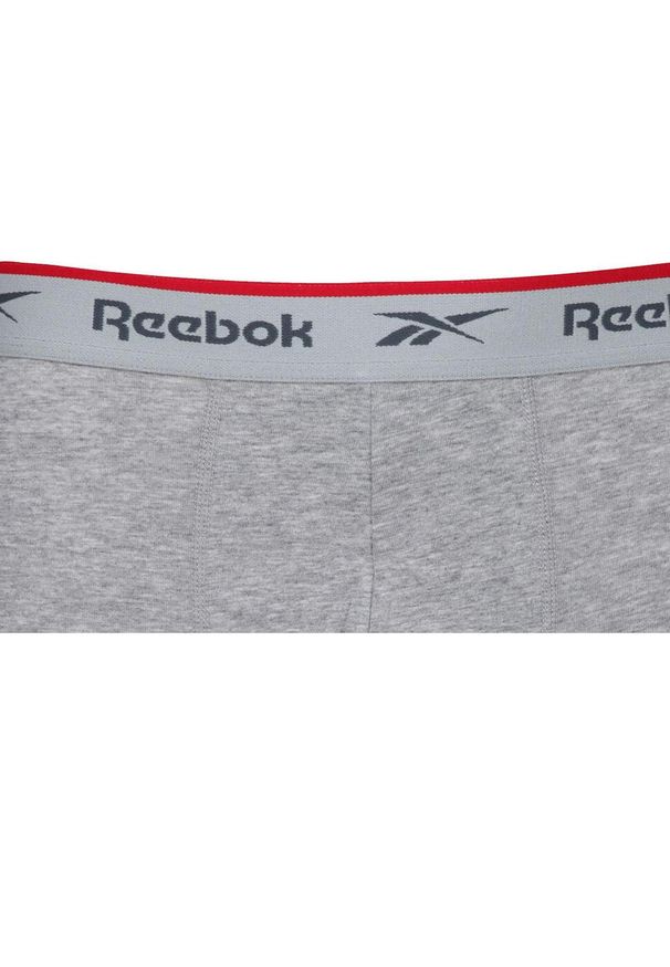 Reebok - Męskie Kąpielówki Ovett (zestaw 3 Sztuk). Kolor: czarny, biały, szary, wielokolorowy