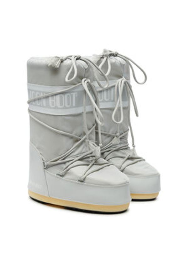 Moon Boot Śniegowce 80D1400440 Szary. Kolor: szary. Materiał: skóra