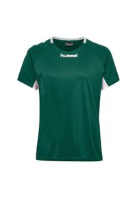 Koszulka sportowa z krótkim rękawem damska Hummel Core Team Jersey Woman S/S. Kolor: zielony, biały, wielokolorowy. Materiał: jersey. Długość rękawa: krótki rękaw. Długość: krótkie #1