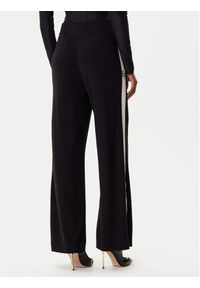 Elisabetta Franchi Spodnie dzianinowe KP-69S-56E2-V380 Czarny Regular Fit. Kolor: czarny. Materiał: wiskoza #3