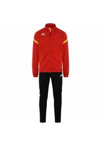 Dziecięcy dres Kappa Dalcito. Okazja: na uczelnię. Kolor: wielokolorowy, żółty, czerwony. Materiał: dresówka. Styl: sportowy #1