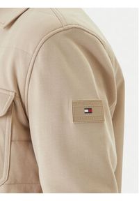 TOMMY HILFIGER - Tommy Hilfiger Kurtka przejściowa Mix Media MW0MW42486 Beżowy Regular Fit. Kolor: beżowy. Materiał: bawełna #5