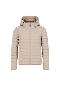 Kurtka puchowa z kapturem dla kobiet Protest Ice. Typ kołnierza: kaptur. Kolor: beżowy, wielokolorowy, brązowy. Materiał: puch. Sezon: zima. Sport: narciarstwo #1