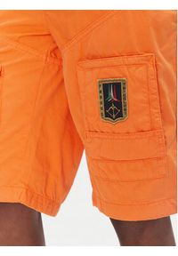 Aeronautica Militare Szorty materiałowe 251BE041CT1122 Pomarańczowy Regular Fit. Kolor: pomarańczowy. Materiał: bawełna