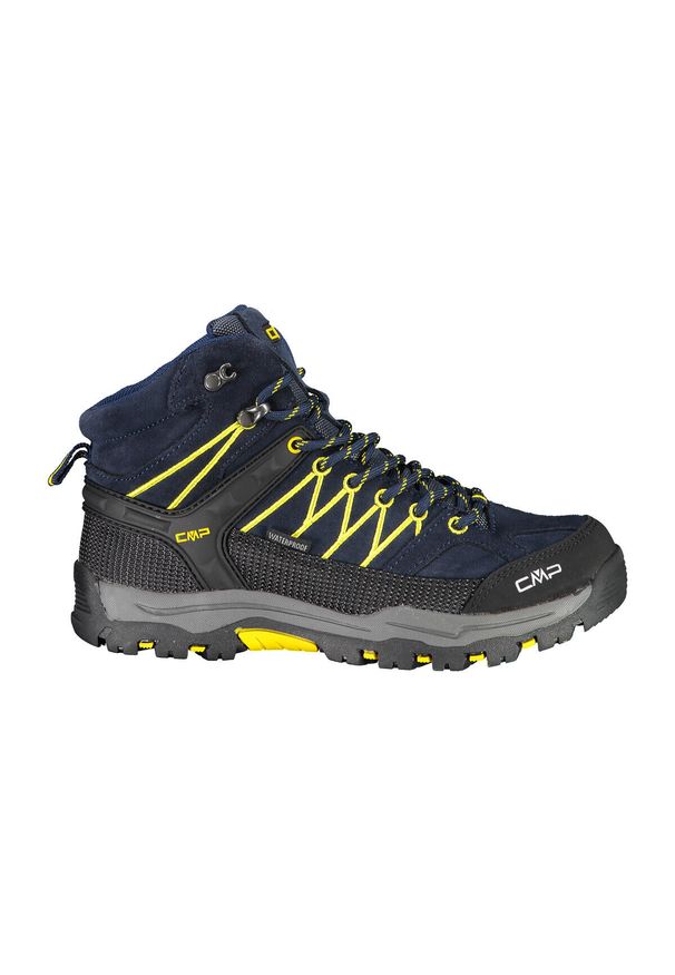 Buty trekkingowe dziecięce CMP RIGEL MID. Okazja: na co dzień. Kolor: czarny, niebieski, wielokolorowy