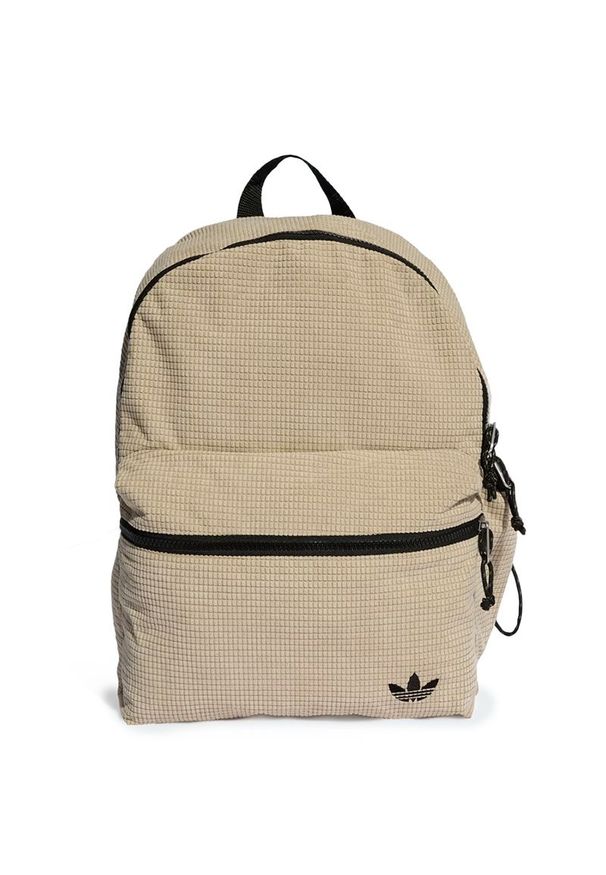 Adidas - Plecak adidas Originals Classic JW1186 - beżowy. Kolor: beżowy. Materiał: materiał, poliester. Styl: casual, klasyczny