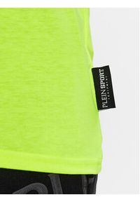 Plein Sport T-Shirt SADC MTK6907 SJY001N Żółty Regular Fit. Kolor: żółty. Materiał: bawełna. Styl: sportowy #2