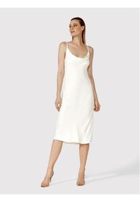 Simple Sukienka codzienna SUD021 Beżowy Regular Fit. Okazja: na co dzień. Kolor: beżowy. Materiał: wiskoza. Typ sukienki: proste. Styl: casual #1
