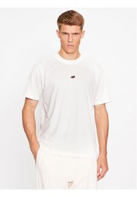 T-Shirt New Balance. Kolor: biały. Materiał: jersey