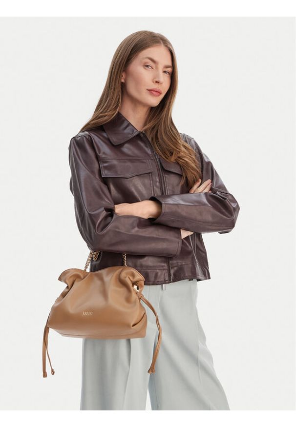 Liu Jo Torebka AA6099 E0958 Brązowy. Kolor: brązowy. Materiał: skórzane