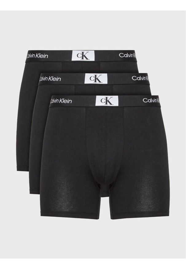 Calvin Klein Underwear Komplet 3 par bokserek 000NB3529A Czarny. Kolor: czarny. Materiał: bawełna