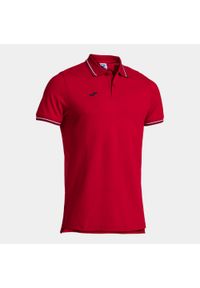 Polo Joma Confort Classic. Okazja: na co dzień. Typ kołnierza: polo. Kolor: czerwony, niebieski, wielokolorowy. Styl: casual #1