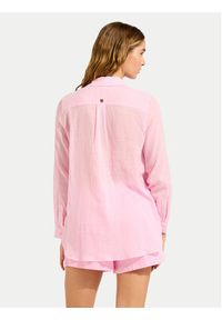 Seafolly Koszula Breeze 55428-TO Niebieski Regular Fit. Kolor: niebieski. Materiał: bawełna #5