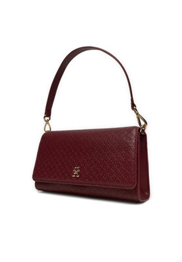 TOMMY HILFIGER - Tommy Hilfiger Torebka AW0AW16933 Bordowy. Kolor: czerwony. Materiał: skórzane