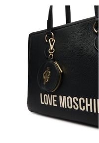 Love Moschino - LOVE MOSCHINO Torebka JC4105PP1NLT1000 Czarny. Kolor: czarny. Materiał: skórzane #4