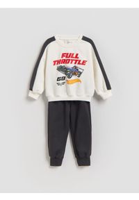 Reserved - Komplet Hot Wheels - ciemnoszary. Kolor: szary. Materiał: dzianina, bawełna #1