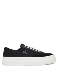 Calvin Klein Jeans Sneakersy Vulc Flatform Low Cv Mix Mg YW0YW01770 Czarny. Kolor: czarny. Materiał: materiał #1