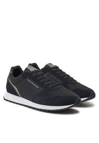 TOMMY HILFIGER - Tommy Hilfiger Sneakersy FM0FM05465 Czarny. Kolor: czarny. Materiał: zamsz, skóra #4