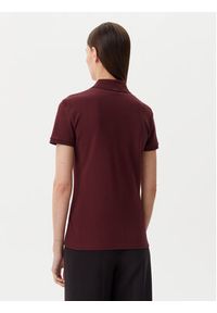 Lacoste Polo PF5462 Bordowy Slim Fit. Typ kołnierza: polo. Kolor: czerwony. Materiał: bawełna #5