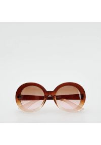 Reserved - Okulary przeciwsłoneczne - Brązowy. Kolor: brązowy