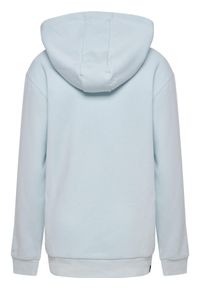 Bluza damska z kapturem Hummel Mover. Typ kołnierza: kaptur. Kolor: niebieski. Materiał: polar. Sezon: zima