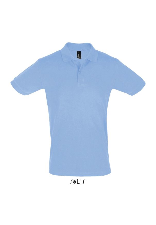 SOL'S - Polo Sol's Perfect. Typ kołnierza: polo. Kolor: niebieski. Styl: elegancki