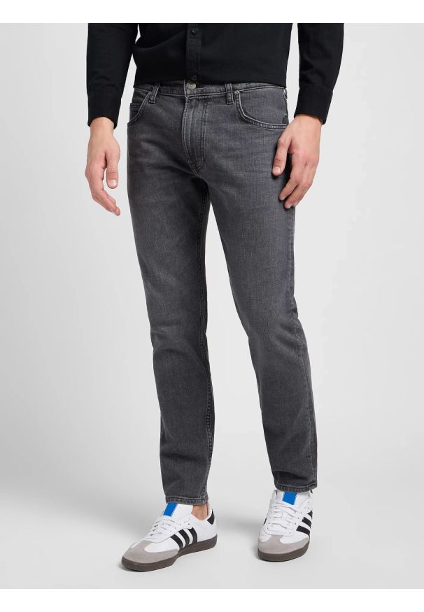Lee - LEE MĘSKIE SPODNIE JEANSOWE LEE RIDER WORN IN SHADOW 112328478