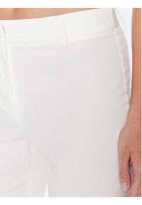 Weekend Max Mara Spodnie materiałowe 2351310631 Biały Slim Fit. Kolor: biały. Materiał: materiał, bawełna