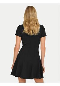 only - ONLY Sukienka codzienna Kenya 15370506 Czarny Regular Fit. Okazja: na co dzień. Kolor: czarny. Materiał: wiskoza. Typ sukienki: proste. Styl: casual #4