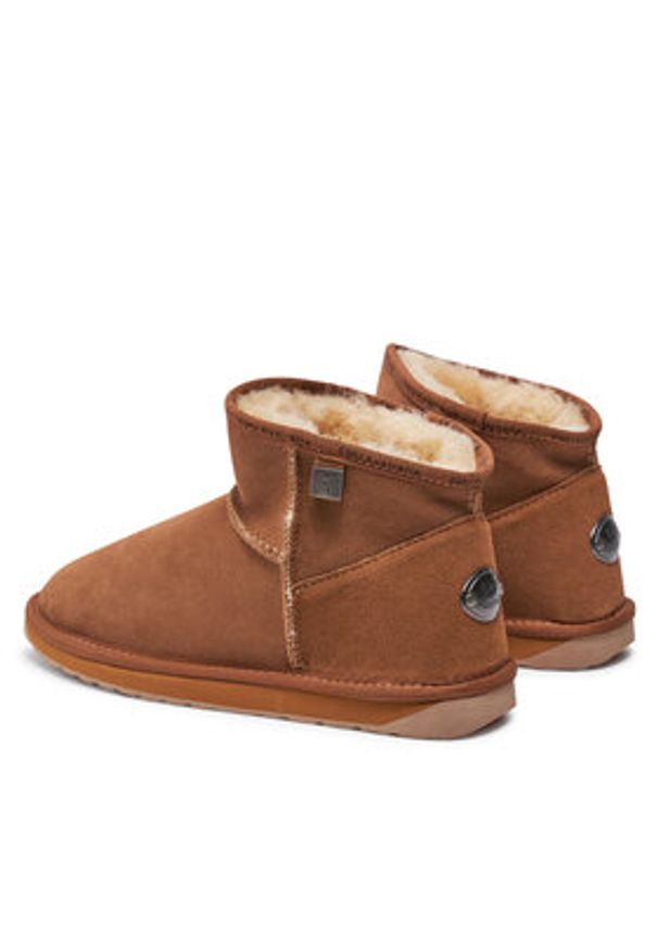 EMU Australia Śniegowce Platinum Slim WP11875 Beżowy. Kolor: beżowy. Materiał: skóra