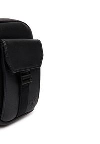Calvin Klein Saszetka Webbing Strap Slim Reporter LV04D3281G Czarny. Kolor: czarny. Materiał: skóra #6