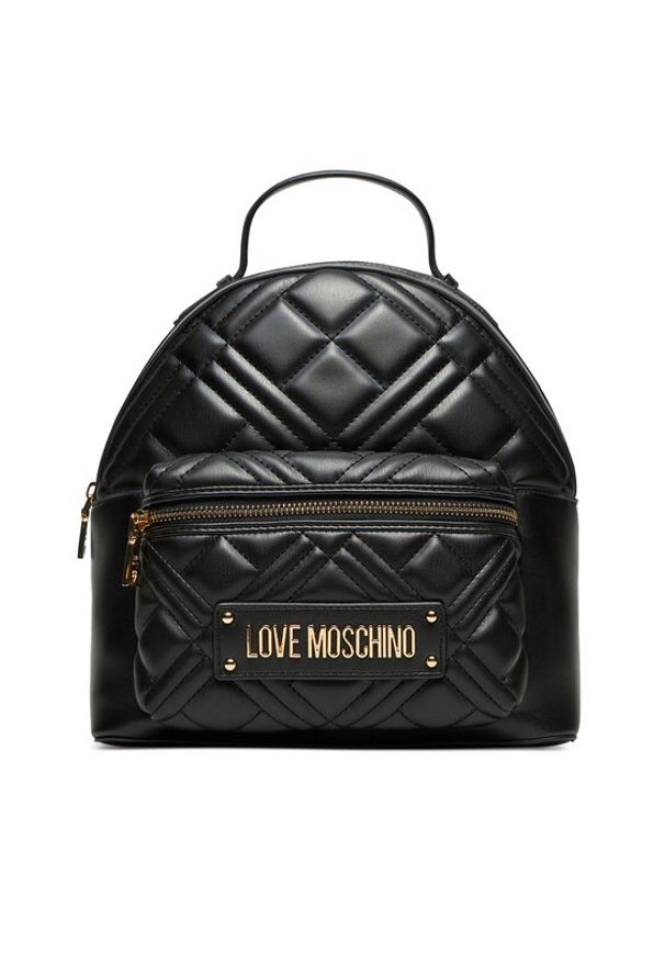 Love Moschino - LOVE MOSCHINO Plecak JC4148PP0LLA0000 Czarny. Kolor: czarny. Materiał: skóra