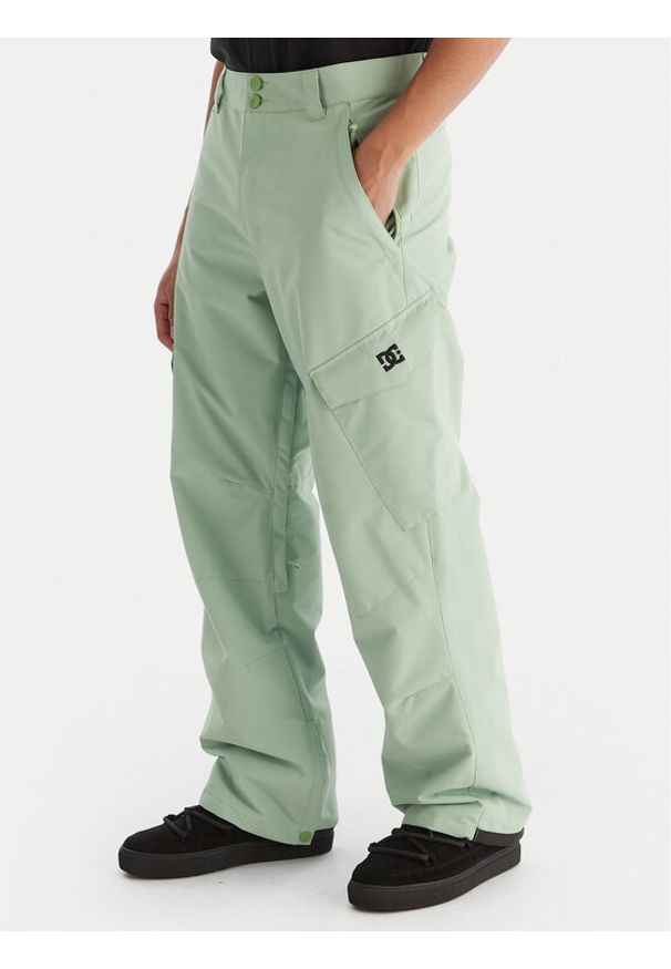 DC Shoes Spodnie narciarskie ADYTP03042 GHZ0 Zielony Regular Fit. Kolor: zielony. Materiał: syntetyk. Sport: narciarstwo