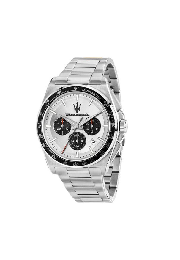 Maserati Zegarek Velocitá Chronograph R8873652006 Srebrny. Kolor: srebrny