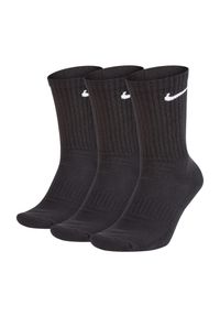 Nike - Amortyzowane Skarpety Codzienne Dla Dorosłych Unisex (zestaw 3 Sztuk). Kolor: czarny. Sport: turystyka piesza