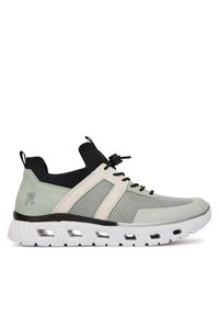 Sneakersy Rieker. Kolor: zielony