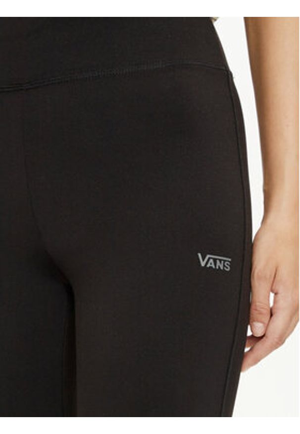 Vans Legginsy Elevated VN000G9Q Czarny Slim Fit. Kolor: czarny. Materiał: syntetyk