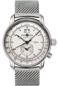 Zegarek Zeppelin męski 100 Jahre 7640M-1 Quarz srebrny. Kolor: srebrny #1