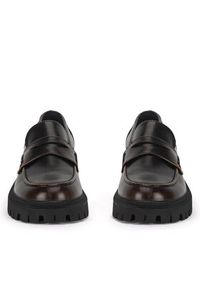 Jenny Fairy Loafersy HY13027-17 Brązowy. Kolor: brązowy. Materiał: skóra #4