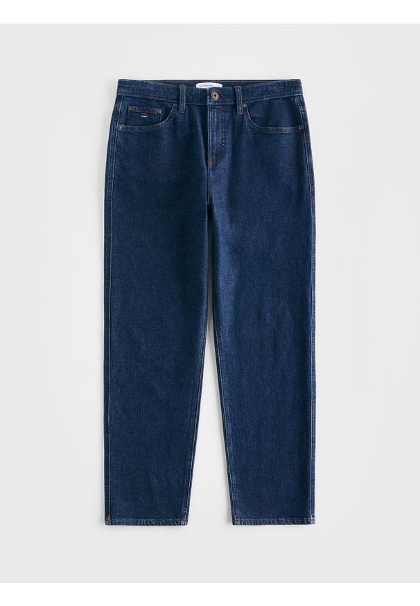 Reserved - Jeansy straight fit - granatowy. Kolor: niebieski