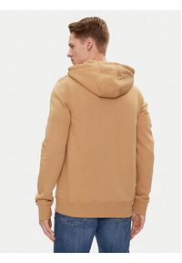 TOMMY HILFIGER - Tommy Hilfiger Bluza Logo MW0MW11599 Brązowy Regular Fit. Kolor: brązowy. Materiał: bawełna, syntetyk #4